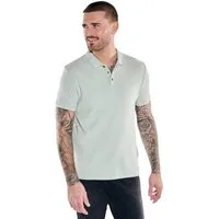 emilio adani Poloshirt Herren Poloshirt mit strukturierter Warenoberfläche, Hellgruen