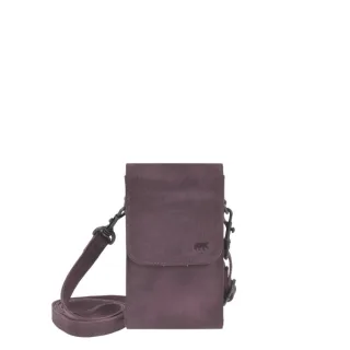 Bear Design Handytasche Leder Robbie plum | Umhängen & Gürtel