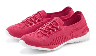 LASCANA Sneaker "Slipper, Halbschuh" aus leichtem Textil-Material VEGAN