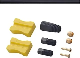 Shimano Bremsleitung SM-BH59-JK, 1.000 mm, Schwarz, Gerade - Gerade, 1x Bremsleitung, 2x