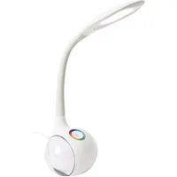 Platinet LED Schreibtischlampe PDL20, LED fest integriert, Kaltweiß, Integriertes Nachtlicht mit regelbarer Intensität