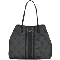 Guess Shopper Victtoria Large 2 in 1 Tote - Shopper 40 cm (coal logo)