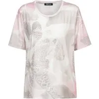 FRANK WALDER T-Shirt mit Animal-Print