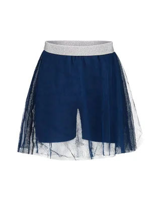 Blue Seven - Mini Md 2in1: Tüllrock m Short blau - Gr. - 86