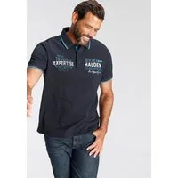 Man's World Poloshirt Kurzarm, bedrucktes Design, Polokragen, aus Baumwolle