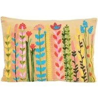 Casa Moro Dekokissen Boho Samtkissen Santa 48x30 cm mit Füllung rechteckig bunt, Boho Chic Sofakissen Couchkissen, bestickt