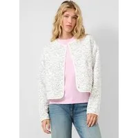 QS Funktionsjacke Sweatshirt Gesteppte Jerseyjacke