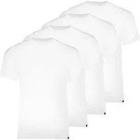 PUMA Unterziehshirt C-Neck T-Shirts Pure Cotton Regular Fit (4-St) mit Rundhalsausschnitt