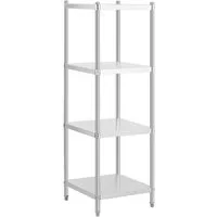Royal Catering Standregal Edelstahlregal 60x60x180 cm Küchenregal Gastroregal Schwerlastregal, verschiedene Größen