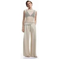 Koton Palazzohose Koton Weite Palazzo-Hose Mit Taschen