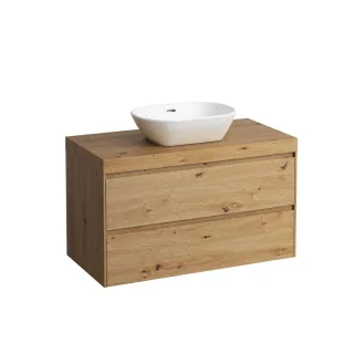 Laufen Waschtischunterschrank und Waschtisch-Platte LANI 495x985x580 H4065611122671