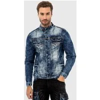 Cipo & Baxx Jeansjacke Jacke im trendigen Design