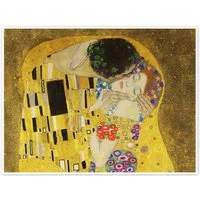 Posterlounge Wandbild Der Kuss (Detail) III, Gustav Klimt, erhältlich als Poster, Leinwandbild, Wandsticker oder Acrylglasbild