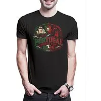 Urban Backwoods Print-Shirt Team Portugal 1 Herren T-Shirt Lusitano Lisboa Saudade Fado (1-tlg) Navegadores Fußball WM Soccer