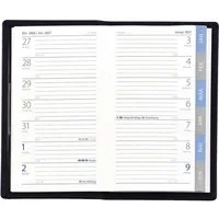 GÜSS Kalender Taschenkalender Taschenkalender 9x15cm 1 Woche/Seite schwarz 2027