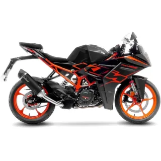 LeoVince Sport Auspuff LV One EVO Edition Black KTM RC 125 /390 Bj.2022-2023 EURO5 eintragungsfrei