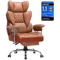 GTPLAYER Gaming-Stuhl Bürostuhl Gamer Stuhl gaming stuhl Schreibtischstuhl Chefsessel, mit Taschenfeder-Lendenwirbelstütze, breiter Büro-Computersessel