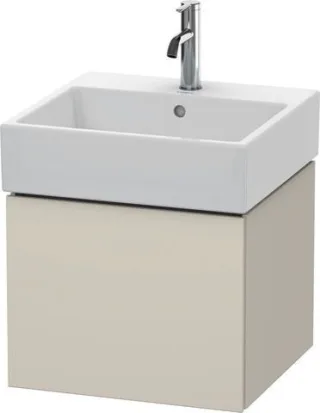 Duravit L-Cube Waschtischunterbau wandhängend Taupe Matt 484x459x394 mm - LC617409191 LC617409191