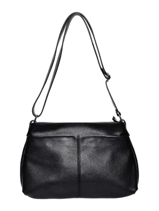 Isabella Rhea Schwarz Rindsledertasche
