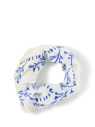 Tom Tailor - Halstuch mit Print lemon flower print - Gr. - OS