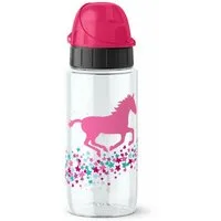Emsa Trinkflasche Drink2Go Tritan Pink Horse