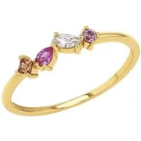 Amor Fingerring, mit Zirkonia (synth)