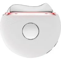 COOL-i ® Dermaroller EMS Gua Sha Gesichtsmassagegerät,LED Lichttherapie (Rot/Blau/Violett), 3 Vibrationsmodi, LCD & LED-Licht (Rot/Blau/Violett) für Hautpflege