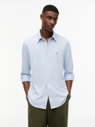 PERFORMANCE PIQUE OXFORD Breezy Blue - Gr. - M