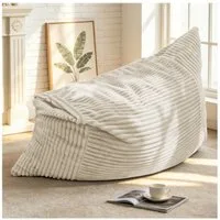 ANYSUN Sitzsack Übergroßer, wandelbarer Sitzsack, formstabil, mit Memory-Schaum (Set, Sitzsack), 180*125cm,Weicher Cordstoff, für Wohn-, Schlaf-, Gäste- & Gamingzimmer