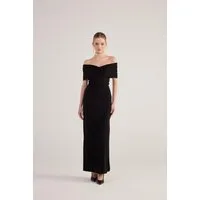 HOLLY LOLLY Midikleid Langes Leila Kleid mit Schlitz