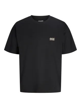 JACK&JONES - JJECOLTON TEE SS CREW NECK SN JNR Schwarz - Gr. - 152