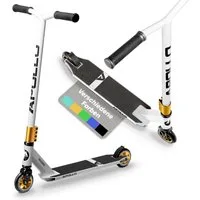 Apollo Stuntscooter Star Pro - Trick Scooter für Kinder und Teenies, Profi Stuntscooter mit ABEC9 Kugellagern und 100mm Alu Core Wheels