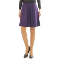 SYS Midirock Swing Rock Midi Falten-Rock Gummibund hohe Taille maxi Midirock