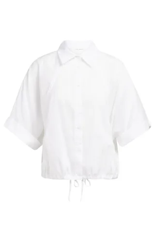 Yaya - Bluse mit Fledermausärmeln weiß - Gr. - 34