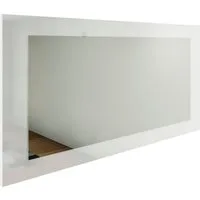 borchardt Möbel Spiegel Finn 89x45cm, moderner Spiegel mit Rahmen, hochkant oder quer montierbar