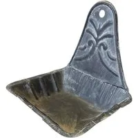 Macosa Home Seifenhalter Seifenschale grau Metall Vintage-Stil Seifenablage Wand, Metall Vintage-Stil Seifenhalter Seifenablage nostalgisch