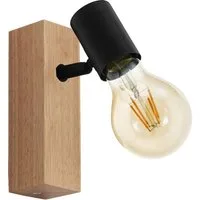 EGLO Deckenspot TOWNSHEND 3, ohne Leuchtmittel, Spot, Wohnzimmerlampe, Flur, L16,5 x B5 cm, 1X10W exkl.