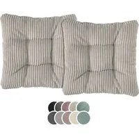 XDREAM Stuhlkissen Sitzkissen Set (2er & 4er) für Stühle und Bänke, robuste Polsterauflage für indoor und outdoor, 38x38x6 cm