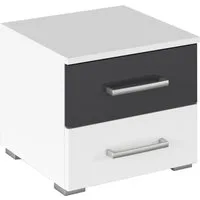 rauch Nachtkommode Nachttisch Nachtkonsole Beistelltisch Kommode Sideboard BURANO, mit farblich abgesetzter Schublade MADE IN GERMANY