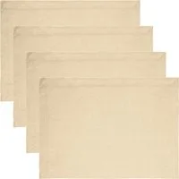 REDBEST Platzset Tischset "Tulsa" 4er-Pack, Baumwolle Uni