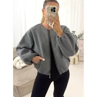 Worldclassca Bomberjacke Worldclassca Bomberjacke mit Zip Trench Jacke Übergangsjacke Blouson