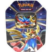 The Pokémon Company Sammelkarte Pokemon Sommer Tin 122 Zacian-EX Schlagkräftige Legenden Deutsch