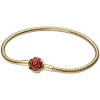 Pandora Charm-Armband DamenGoldfarben Disney Die Schöne und das Biest