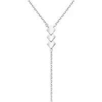 Sofia Milani Kette mit Anhänger Quadrat, 925 Silber Damen Schmuck - N0459