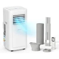 LALAHO Klimagerät 8000 BTU Tragbare Klimaanlage Fernbedienung und Digitalanzeige