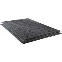Dyckhoff Badematte Planet, Höhe 3 mm, beidseitig nutzbar, fußbodenheizungsgeeignet, Baumwolle, rechteckig, 2-tlg. Badematte, Baumwolle, 2er Set Hotelmatte