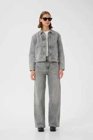 Jeansjacke NanasIW Lockere Passform grey