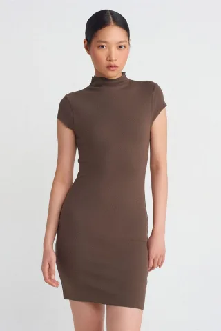 Nahtloses Mini-Bodycon-Kleid
