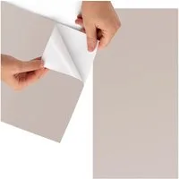 Tulup Möbelfolie Möbel Folie Warmes Gedecktes Beige Möbelsticker Dekorfolie Möbel