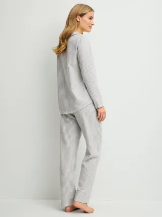 CALIDA - DAMEN Pyjama pearl blue - Gr. - L